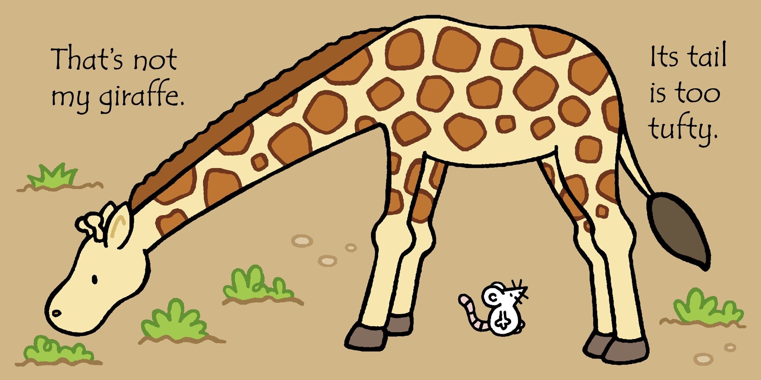 Carte pentru copii, Usborne, That's not my giraffe, 3+ luni