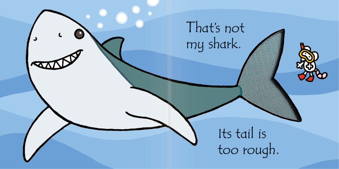 Carte pentru copii, Usborne, That's not my shark..., 6+ luni