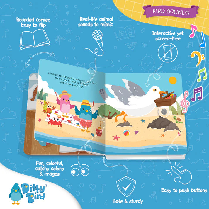 Carte muzicala Bird Sounds, Ditty Bird, +6 luni