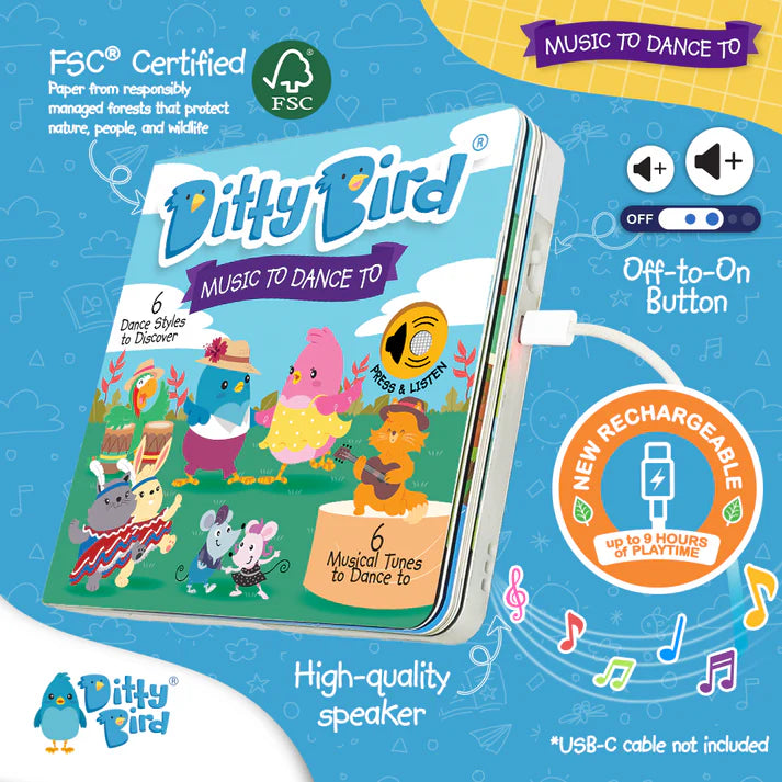 Carte muzicala Music to Dance, Ditty Bird, +6 luni
