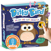 Carte muzicală Cute Animals, Ditty Bird, +6 luni