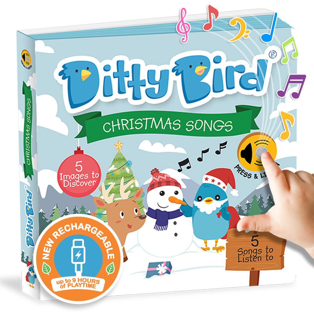 Carte muzicală Christmas Songs, Ditty Bird, +6 luni