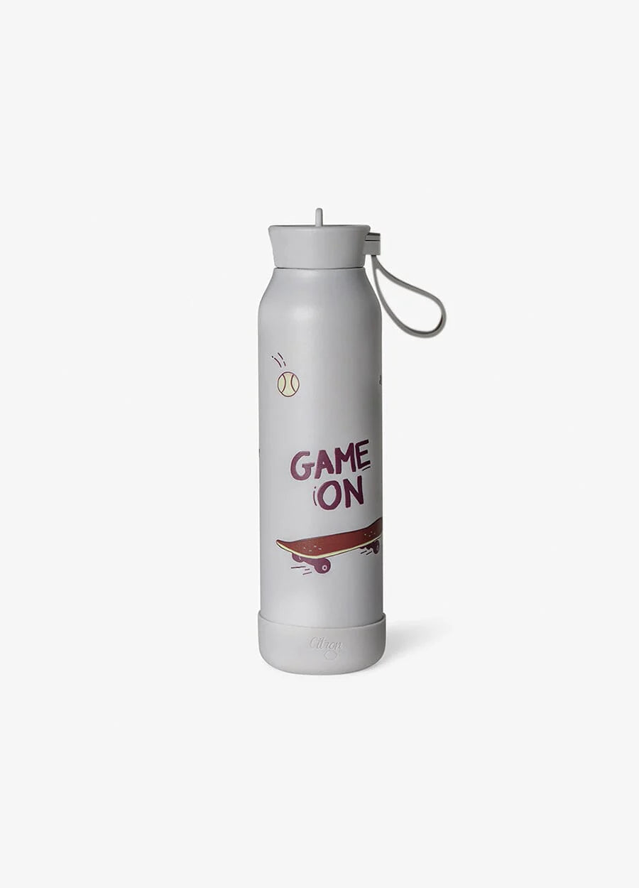 🛹 Set Prânz Citron Cool Kids: Caserolă cu Borcan Termo Inox + Sticlă Termos 500ml