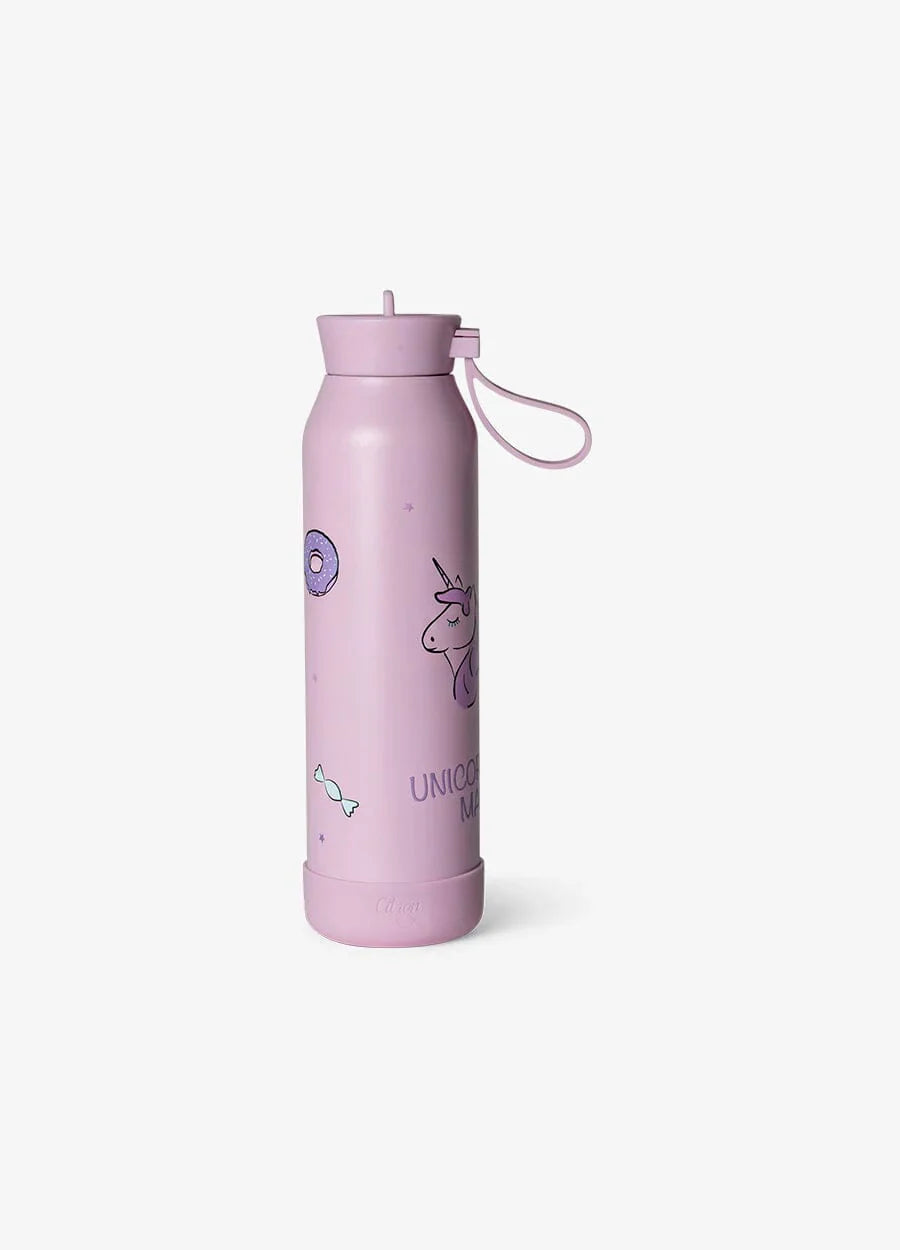 Sticlă Termos Copii din Inox Citron 500 ml | Sigură și Fără BPA