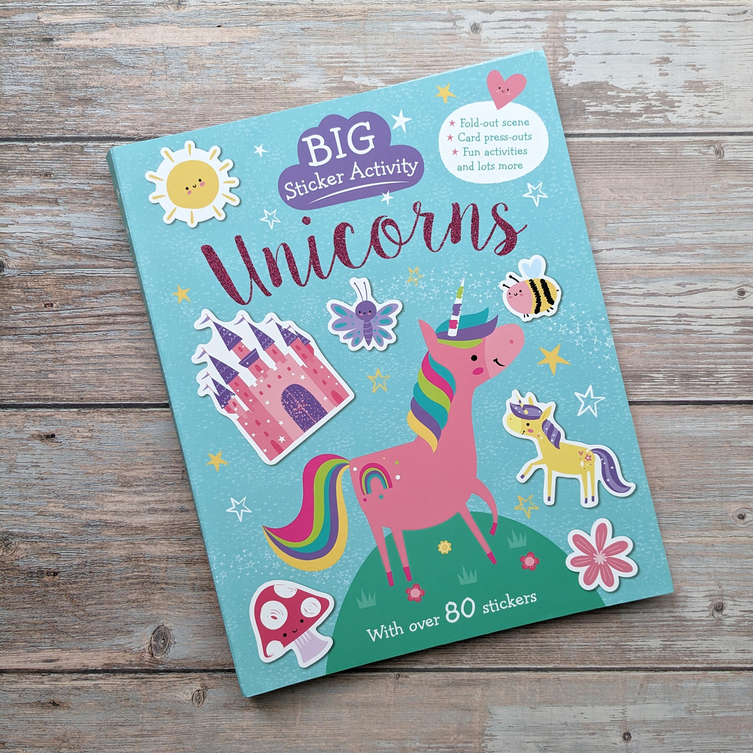 Carte pentru copii, NPP, Big Sticker Activity Book � Unicorns, 3+ ani