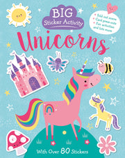 Carte pentru copii, NPP, Big Sticker Activity Book � Unicorns, 3+ ani