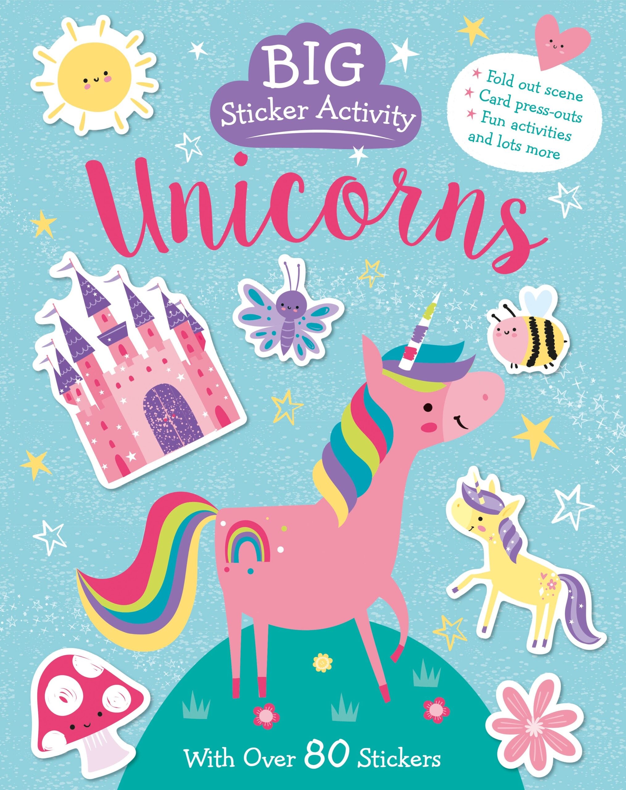 Carte pentru copii, NPP, Big Sticker Activity Book � Unicorns, 3+ ani