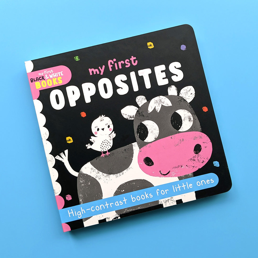 Carte pentru copii, NPP, My First Opposites - Children's Black & White Contrast Book, 0+ ani