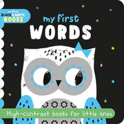 Carte pentru copii, NPP, My First Words - Children's Black & White Contrast Book, 0+ ani