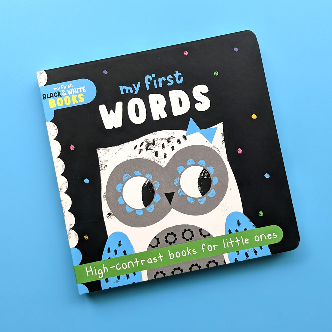 Carte pentru copii, NPP, My First Words - Children's Black & White Contrast Book, 0+ ani