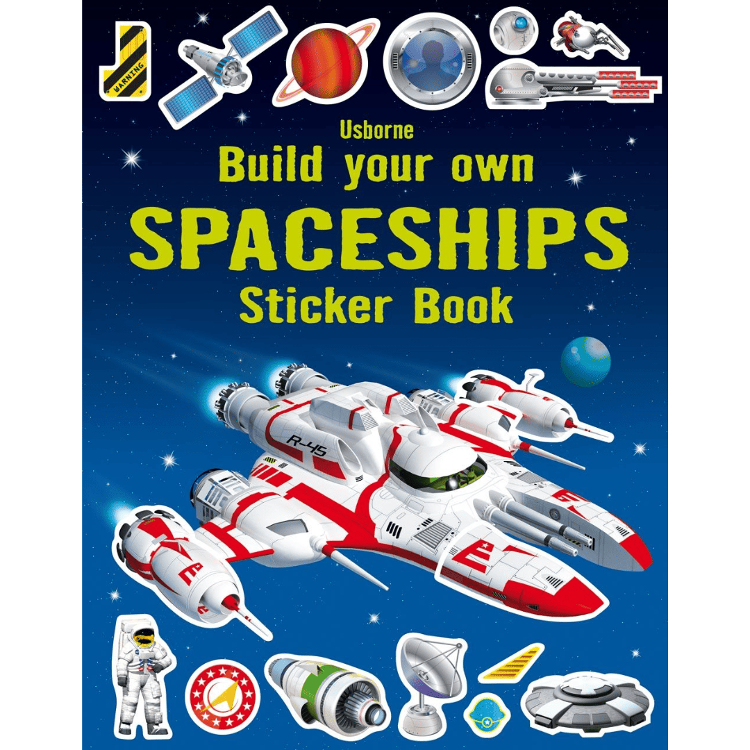 Build your own Spaceships Sticker book