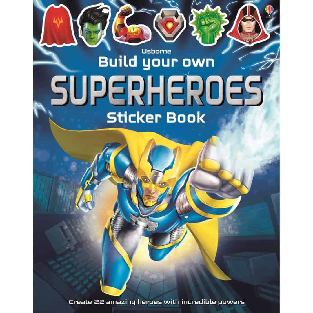 Build your own Superheroes Sticker Book 1