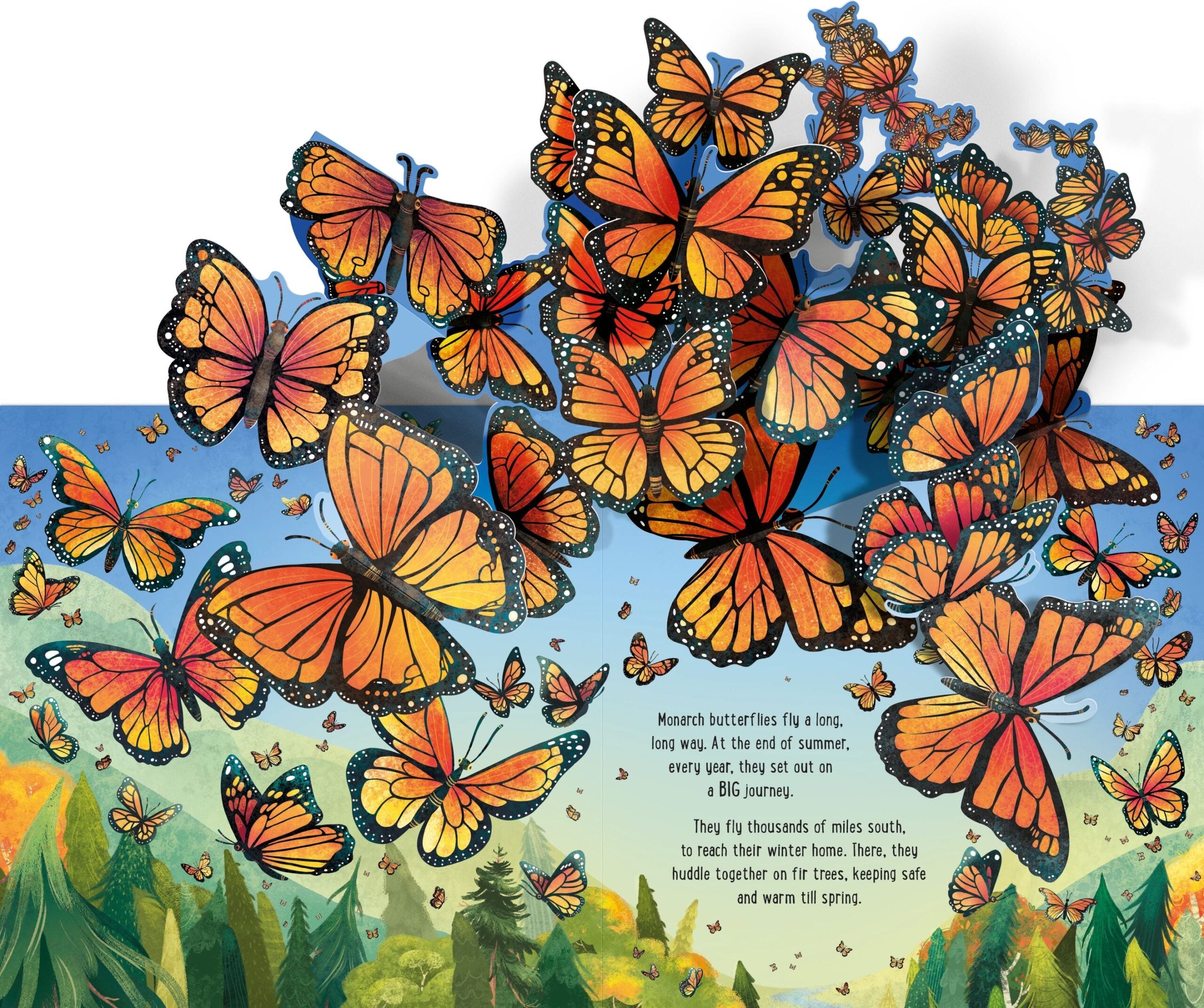 Carte Pop-Up Butterflies
