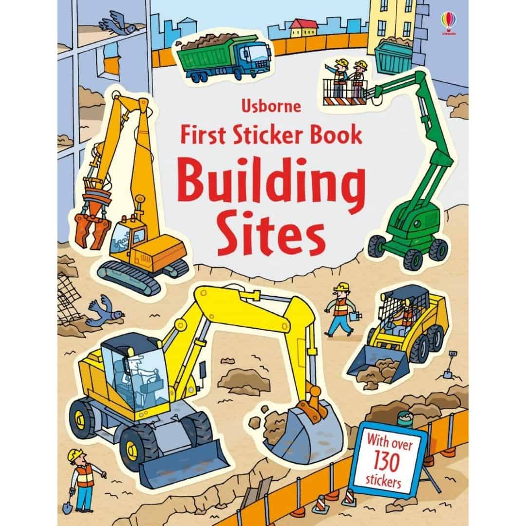 Carte cu stickere - First Sticker Book Building Sites