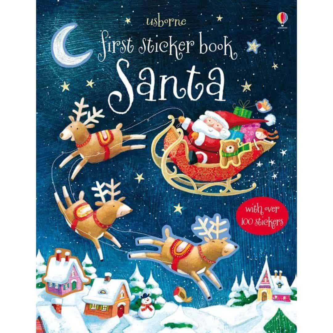 Carte cu stickere - First Sticker Book Santa