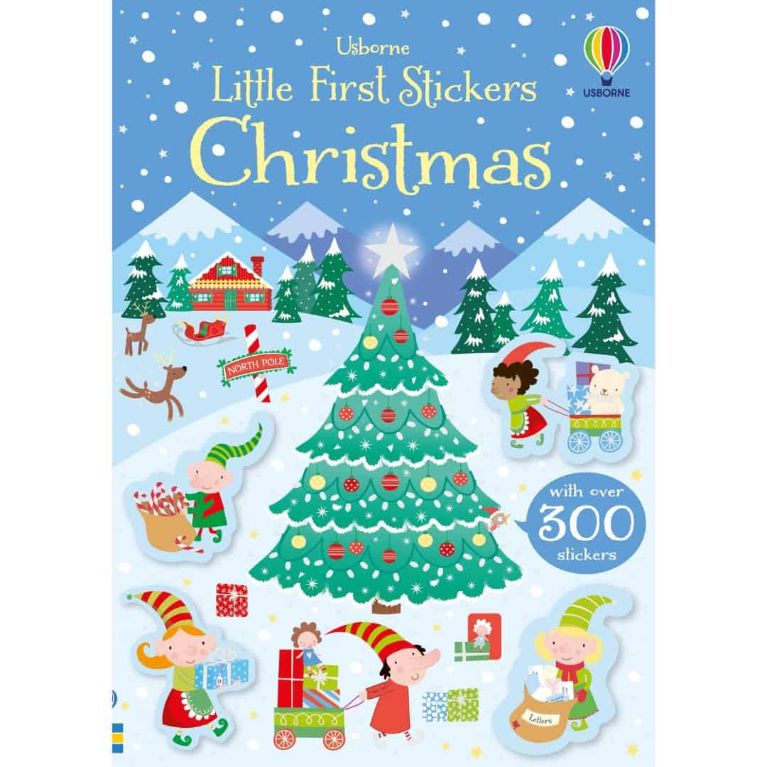 Carte cu stickere - Little First Stickers Christmas