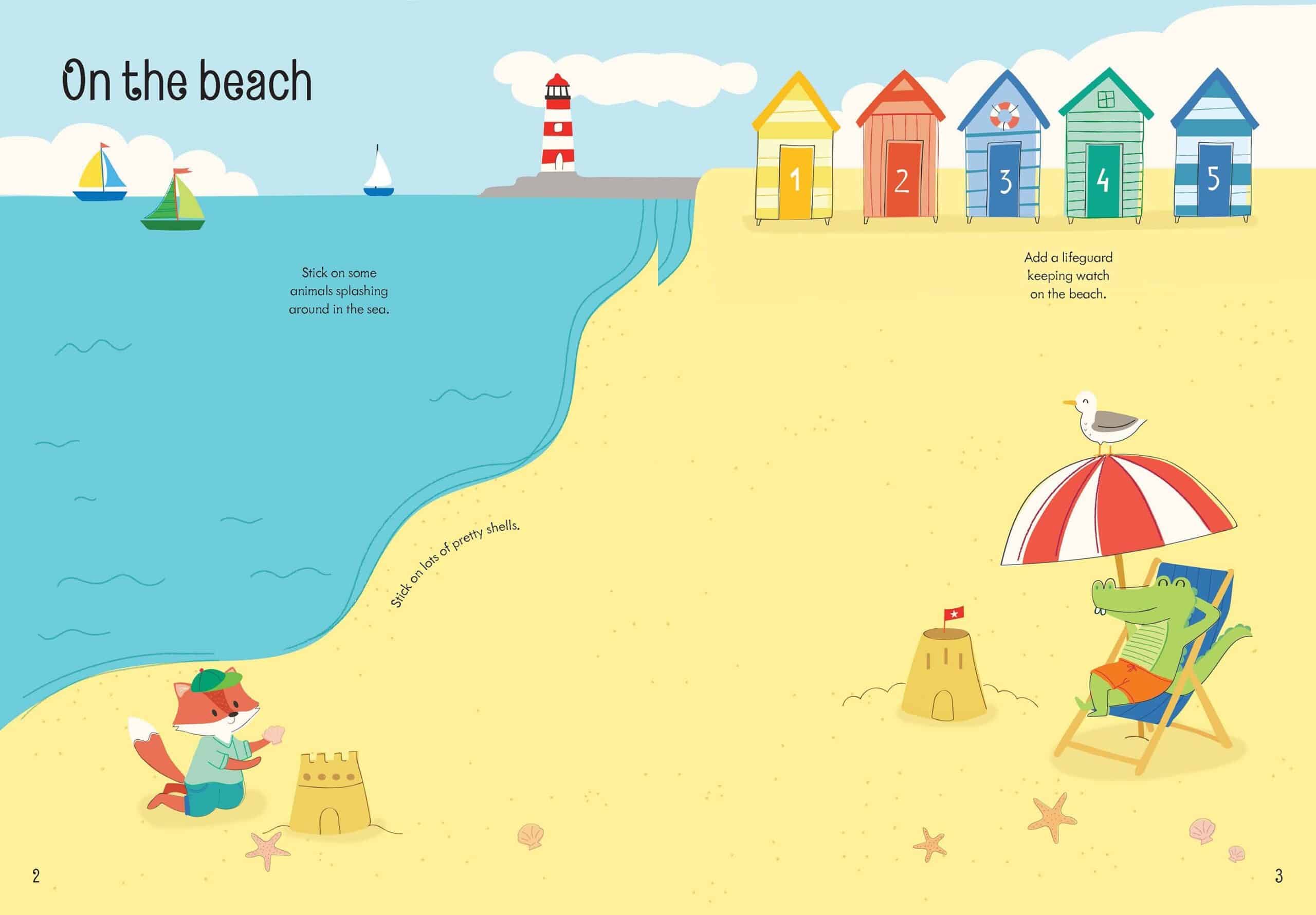 Carte cu stickere - Little First Stickers Summer 3