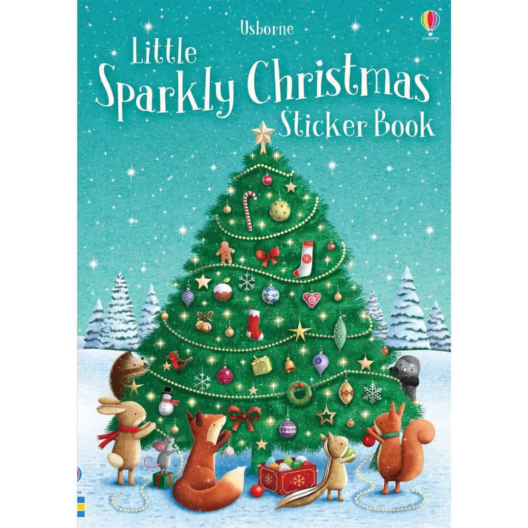 Carte cu stickere - Little Sparkly Christmas Book