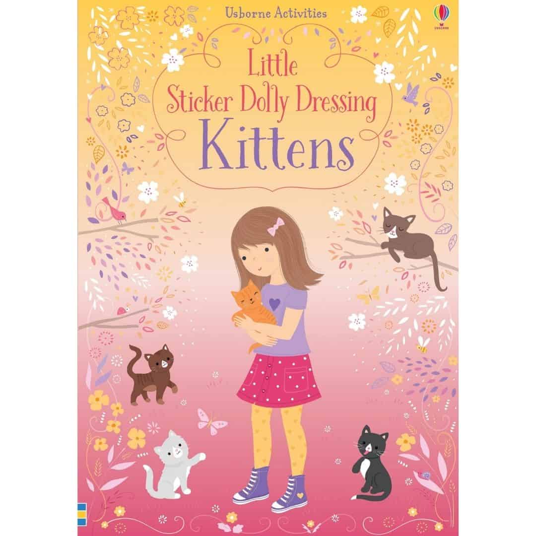 Carte cu stickere - Little Sticker Dolly Dressing Kittens