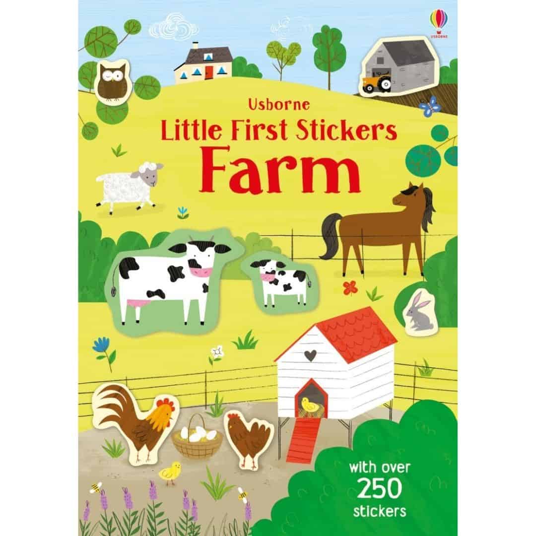 Carte cu stickere - Little first stickers farm