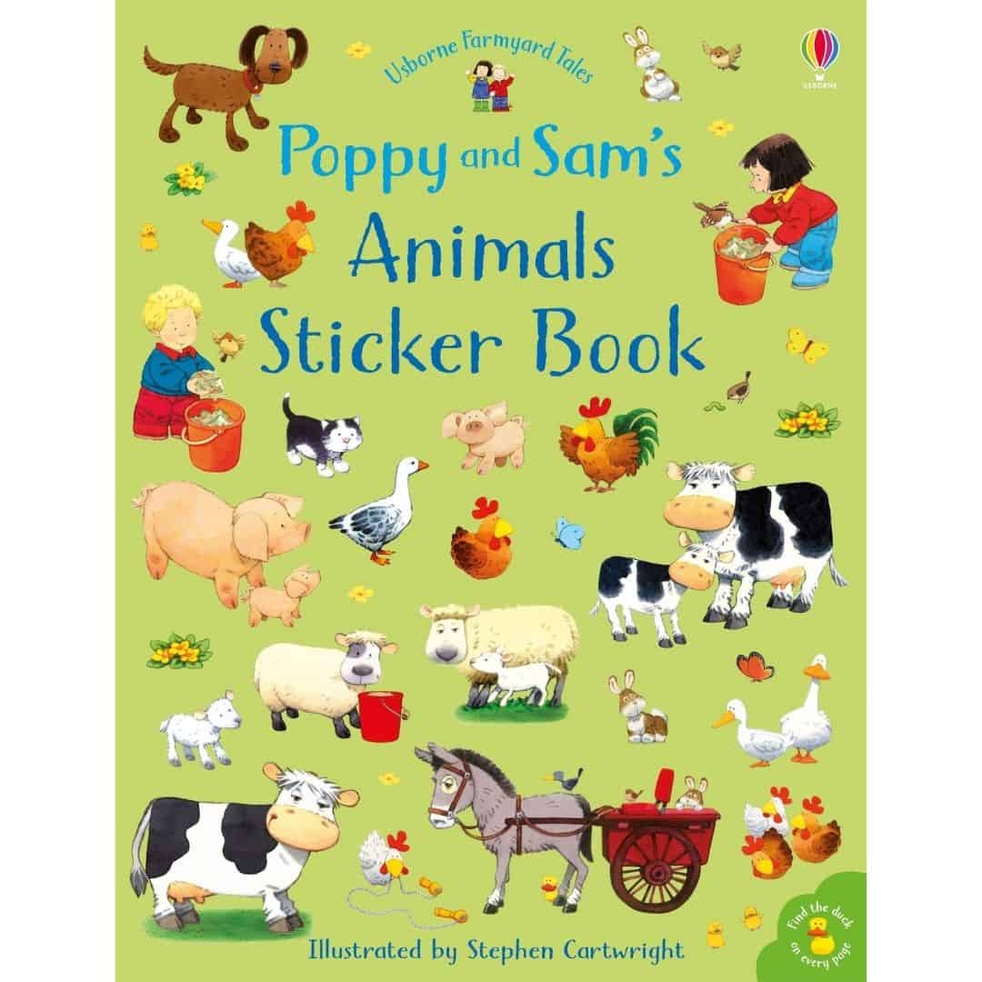 Carte cu stickere - Poppy and Sam's Animals Sticker Book