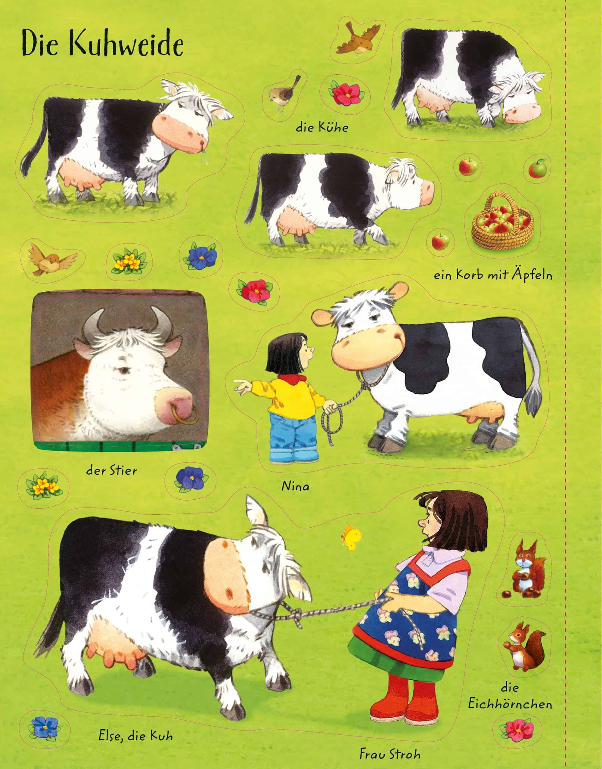 Carte cu stickere - Poppy and Sam's Animals Sticker Book