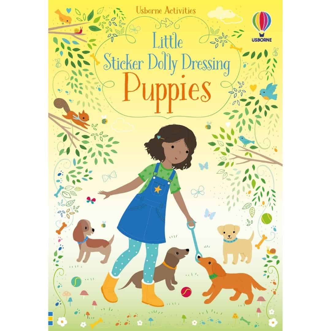 Carte cu stickere - Sticker Dolly Dressing: Puppies