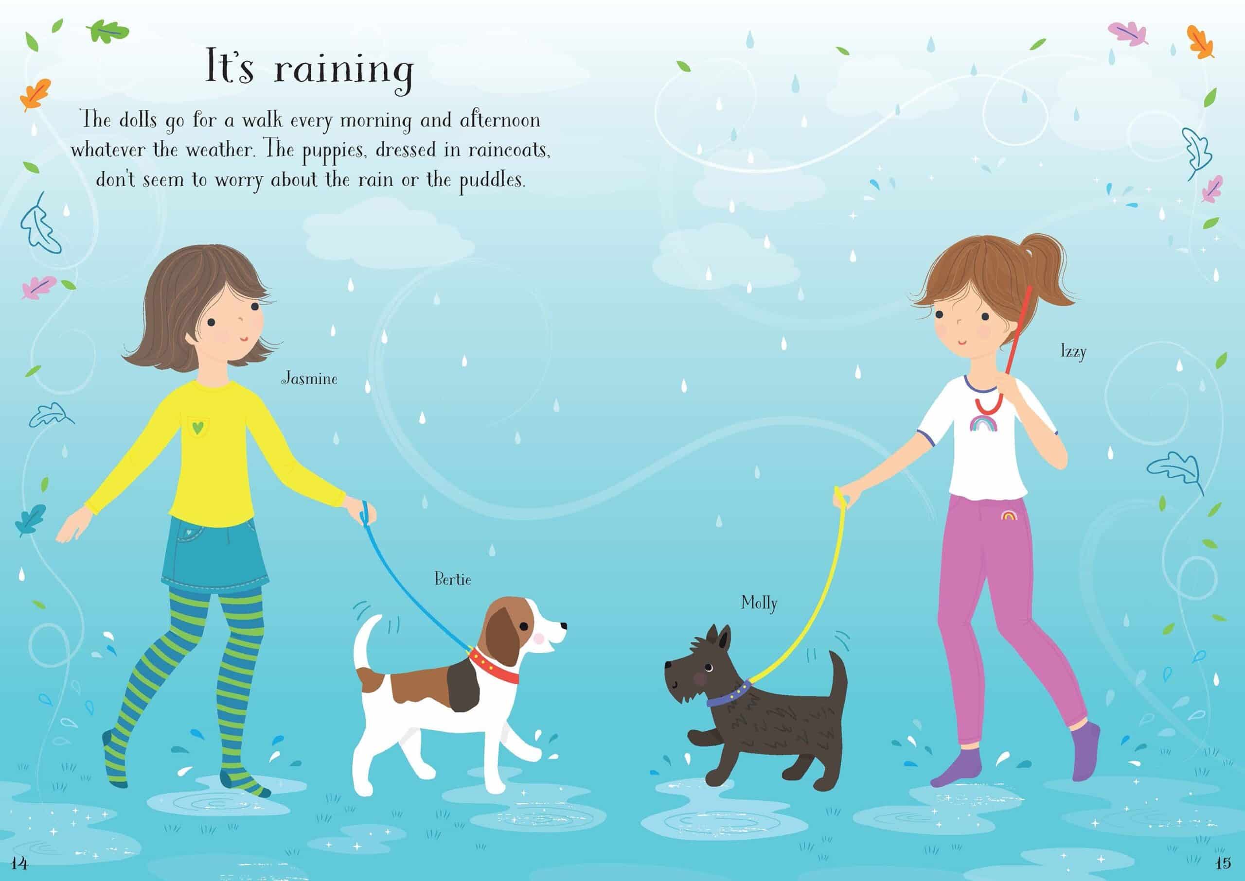Carte cu stickere - Sticker Dolly Dressing: Puppies