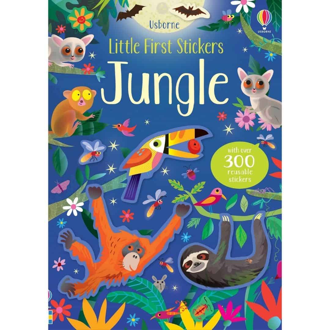 Resigilat - Carte cu stickere – Little First Stickers Jungle