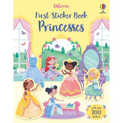 Carte cu stickere cu printese - First Sticker Book Princesses