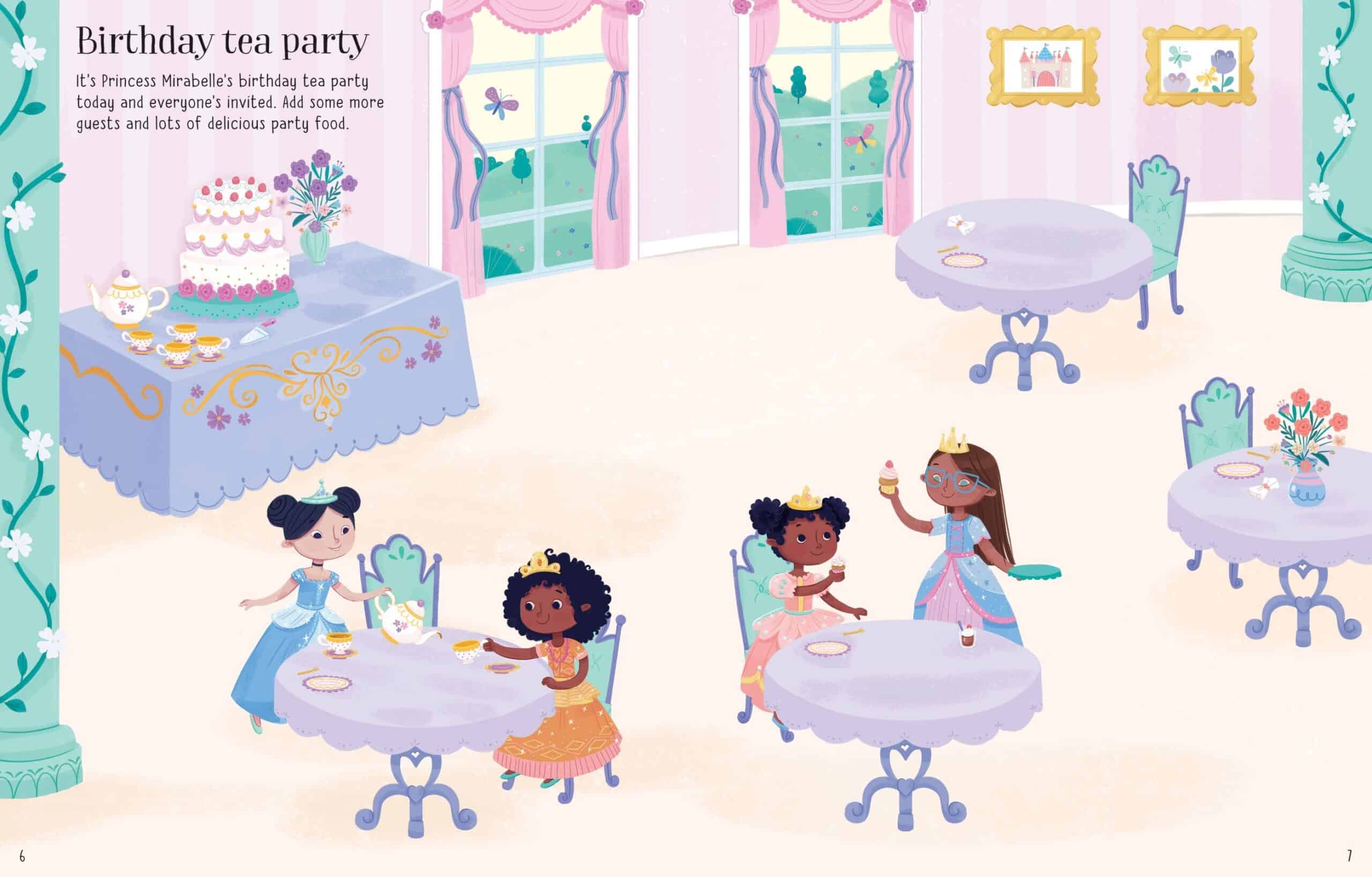 Carte cu stickere cu printese - First Sticker Book Princesses