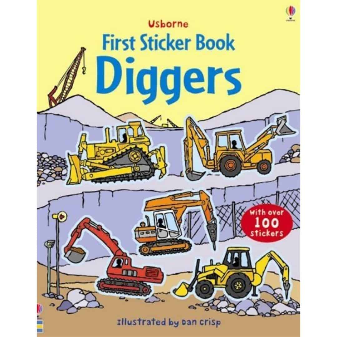 Carte cu stickere - First Sticker Book Diggers 1