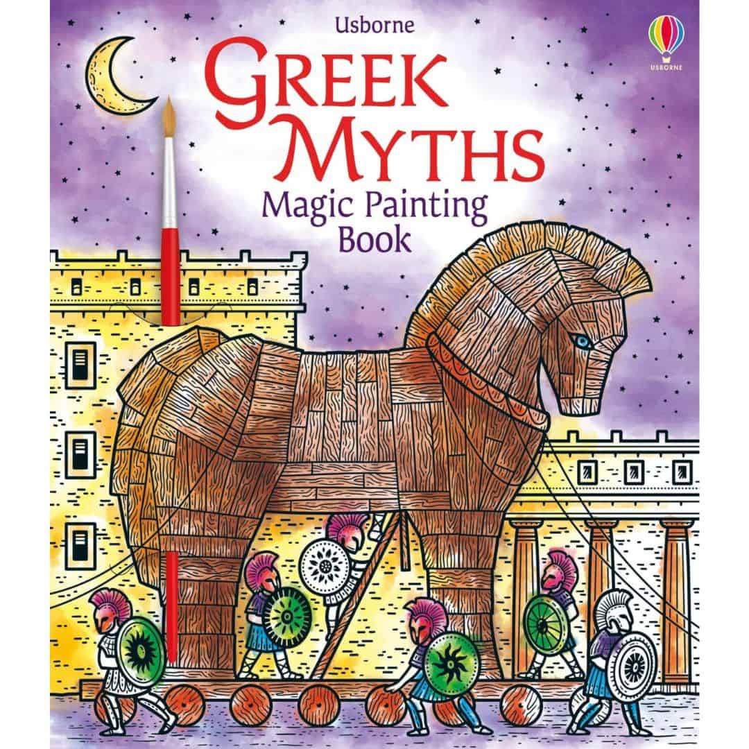 Carte de pictat cu apa - Magic Painting Greek Myths 1