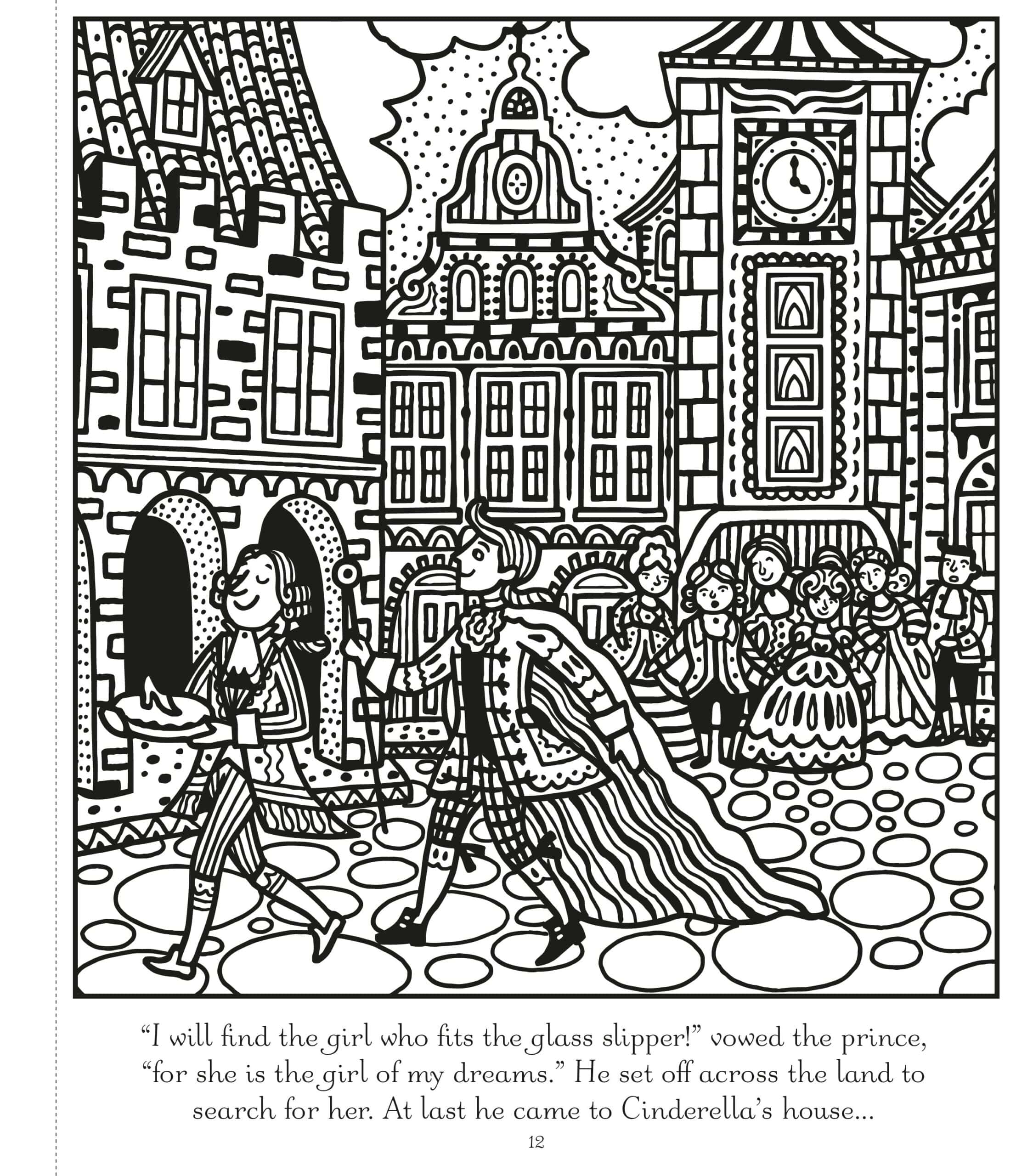 Carte de pictat cu apa – Magic painting Cinderella