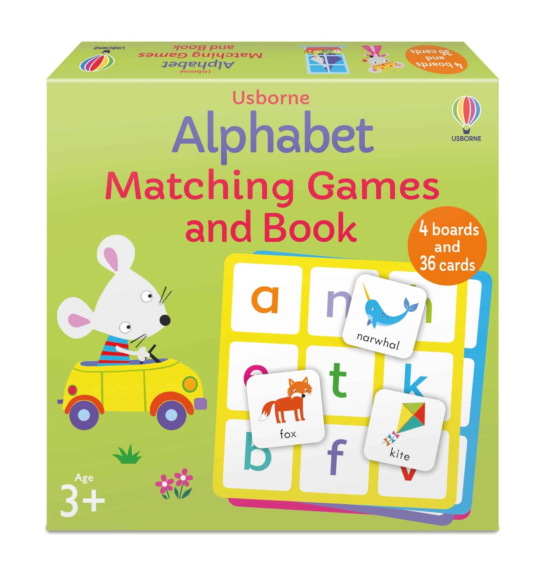 Carte pentru copii - Alphabet Matching Games and Book