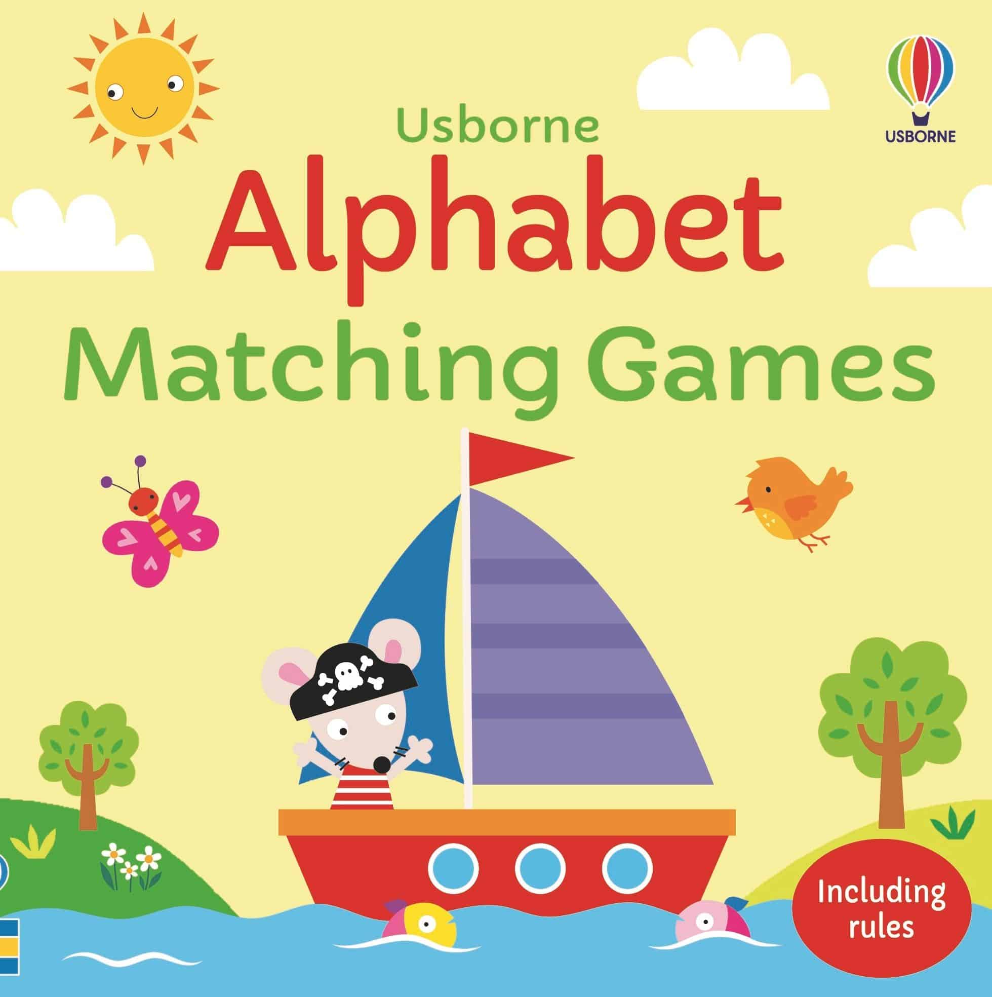 Carte pentru copii - Alphabet Matching Games and Book