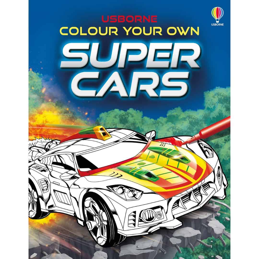 Carte pentru copii - Colour Your Own Super Cars 1