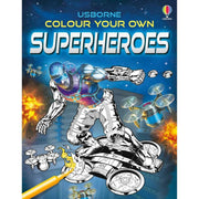 Carte pentru copii - Colour Your Own Superheroes 1