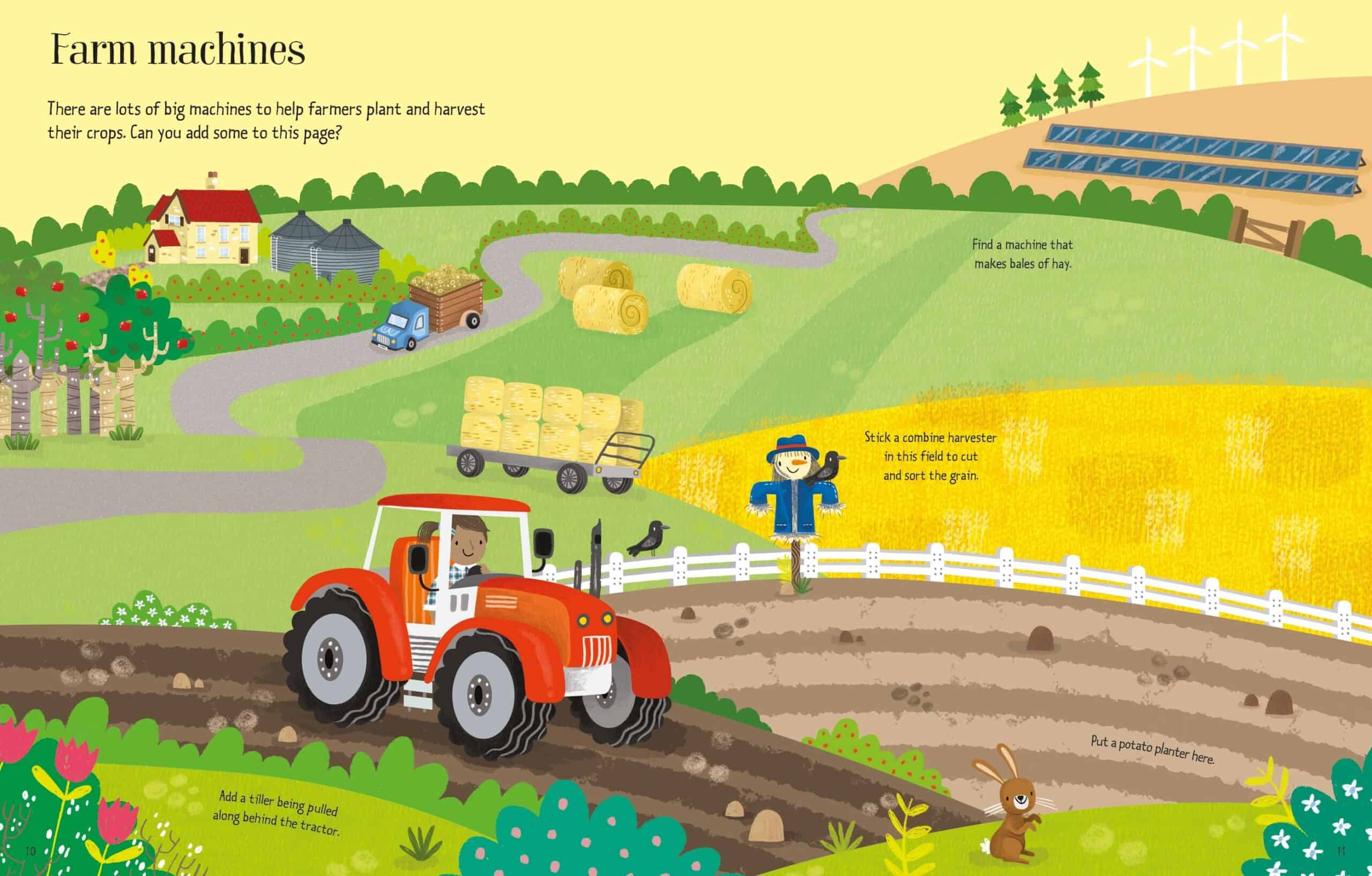 Carte pentru copii - First Sticker Book Farm