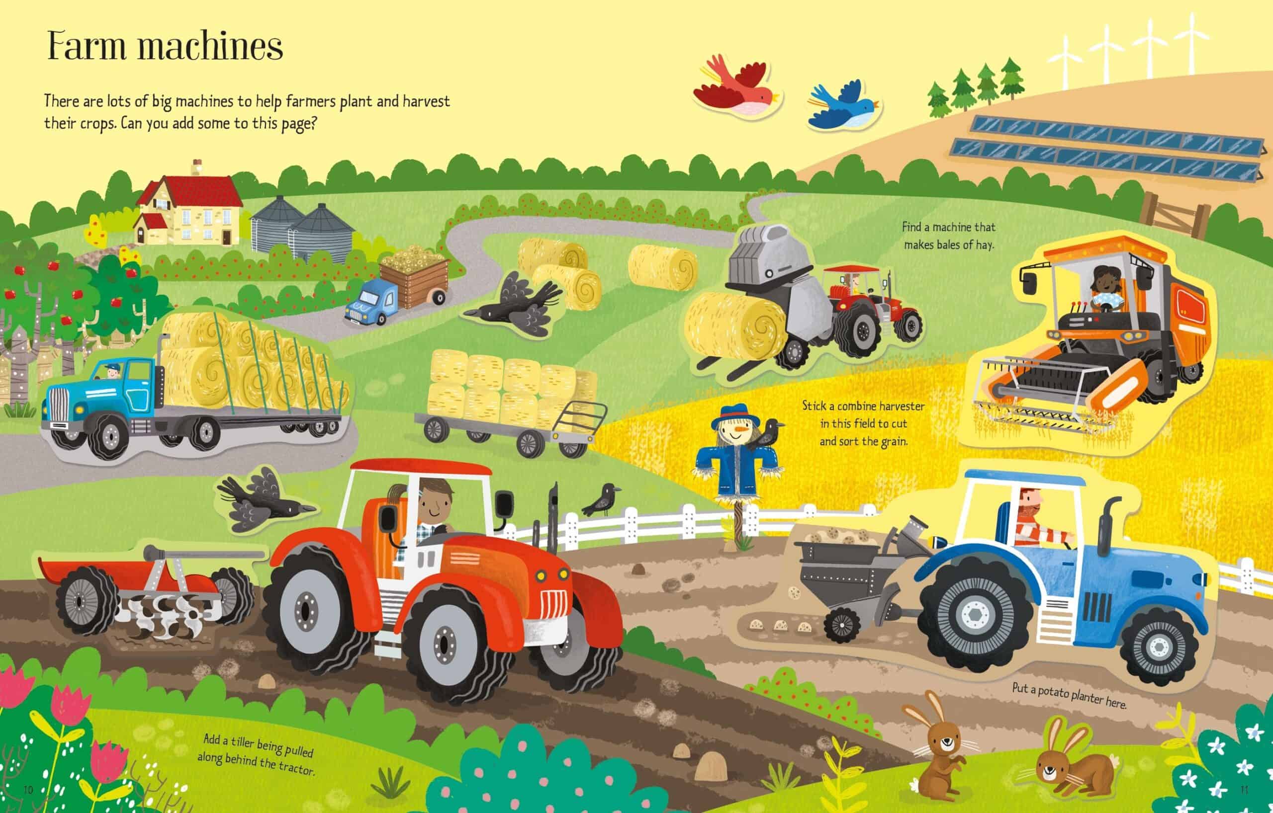 Carte pentru copii - First Sticker Book Farm