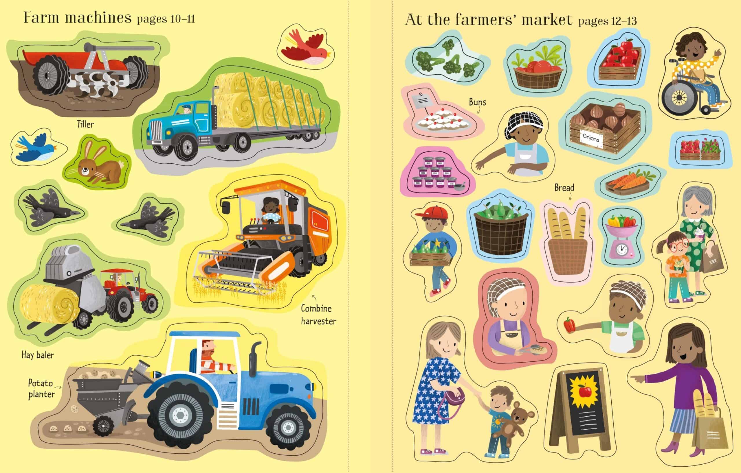 Carte pentru copii - First Sticker Book Farm