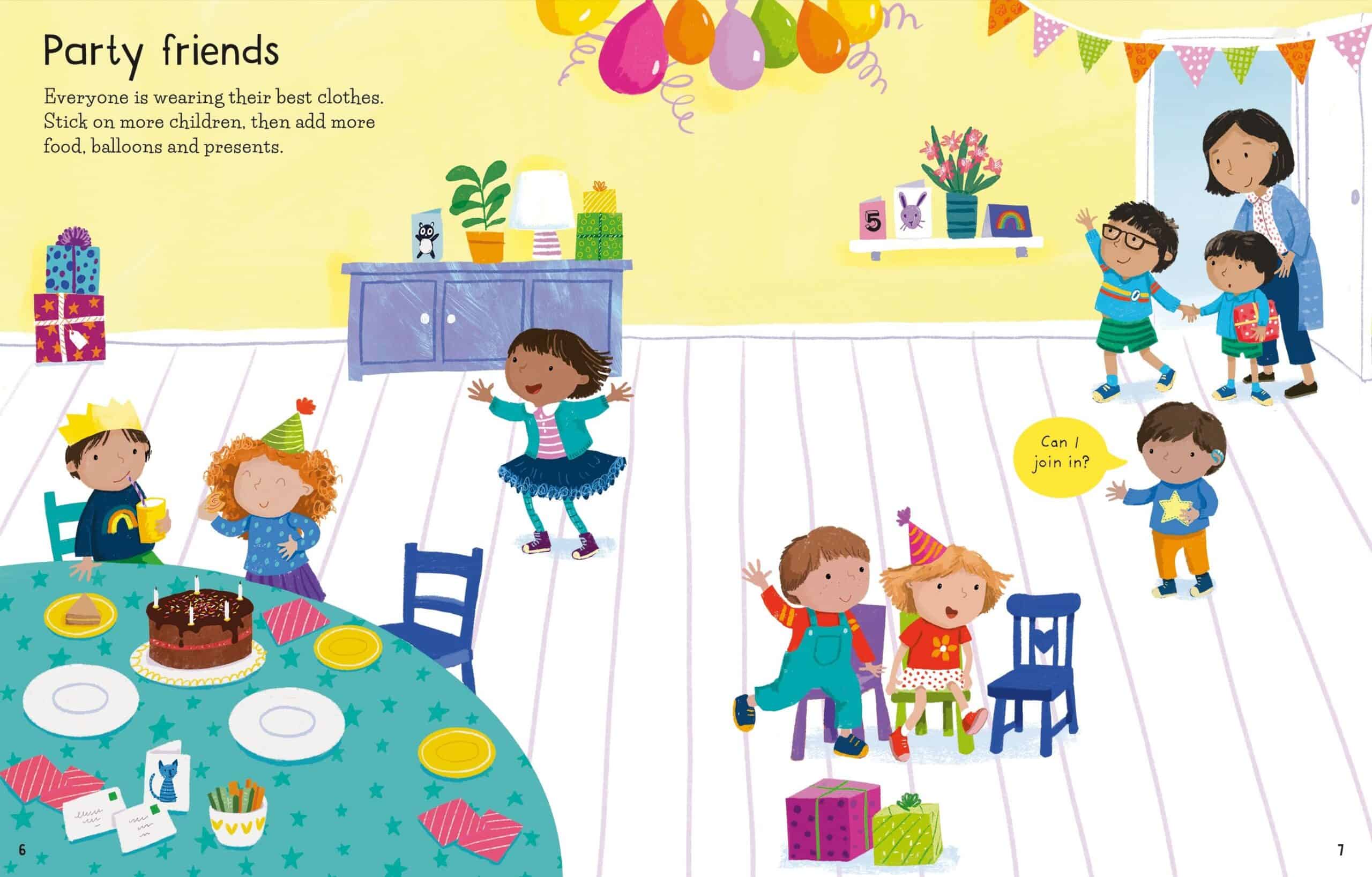Carte pentru copii - First Sticker Book My Friends