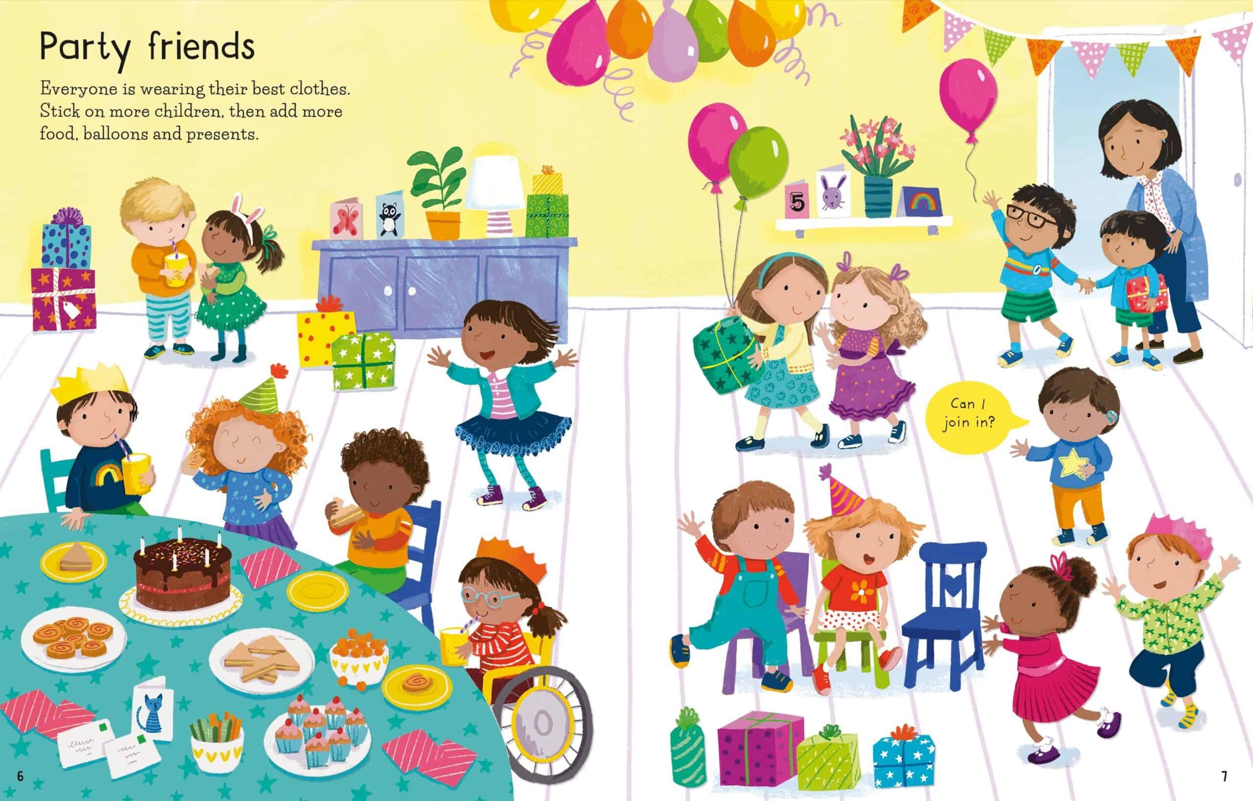 Carte pentru copii - First Sticker Book My Friends
