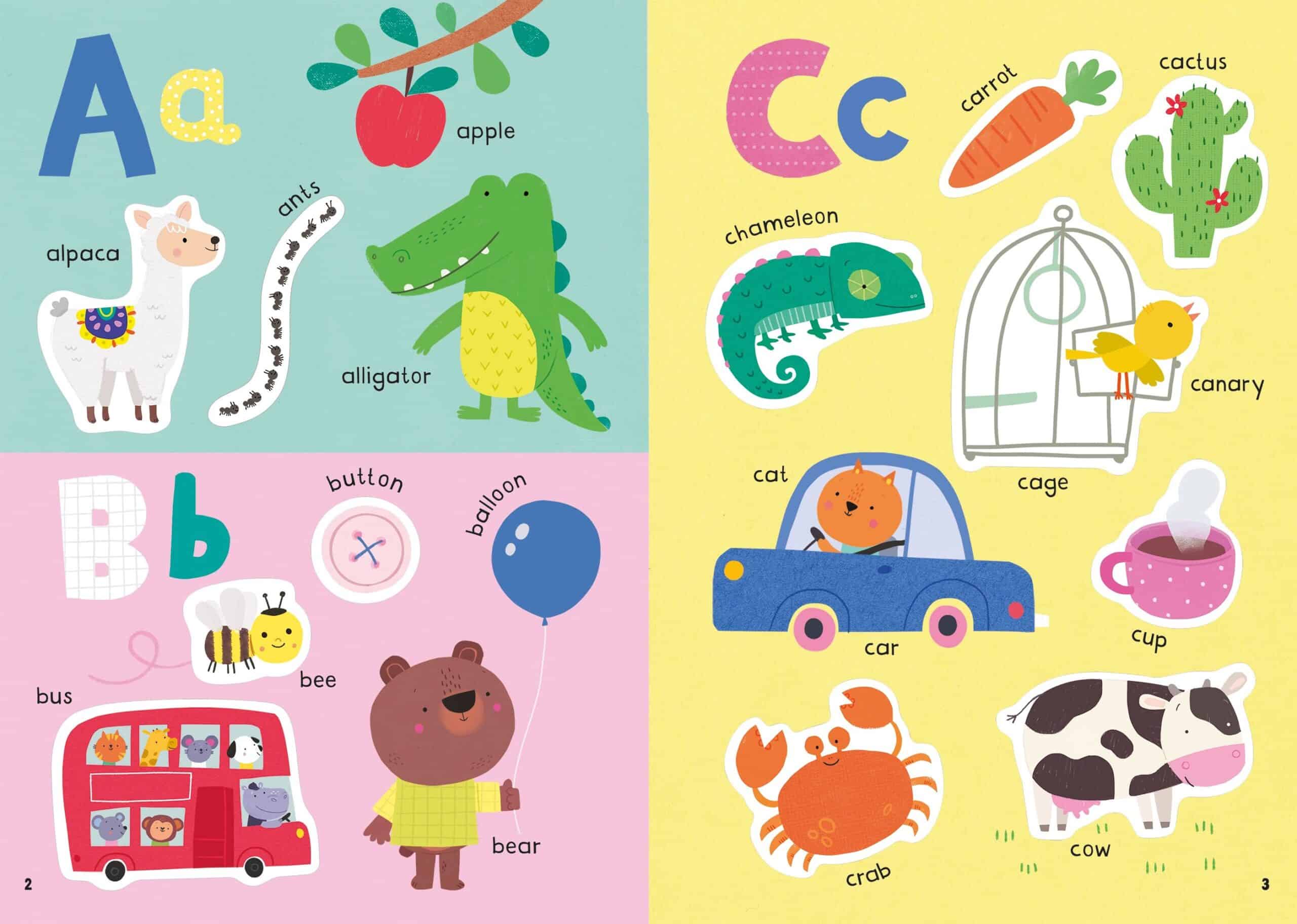Carte pentru copii - Little First Stickers ABC