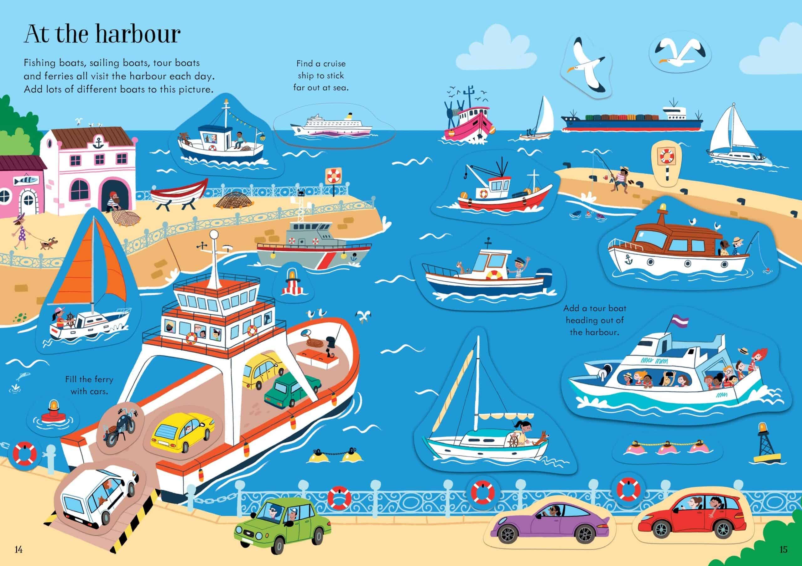Carte pentru copii - Little First Stickers Travel