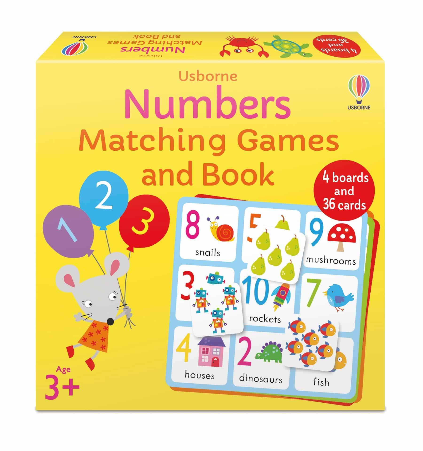 Carte pentru copii - Numbers Matching Games and Book