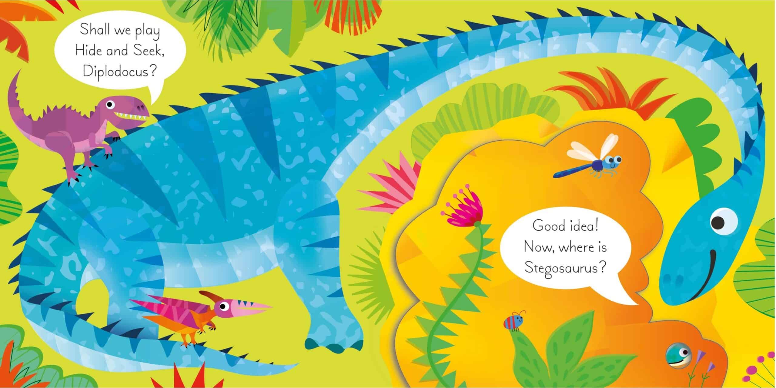 Carte pentru copii - Play Hide & Seek with the Dinosaurs