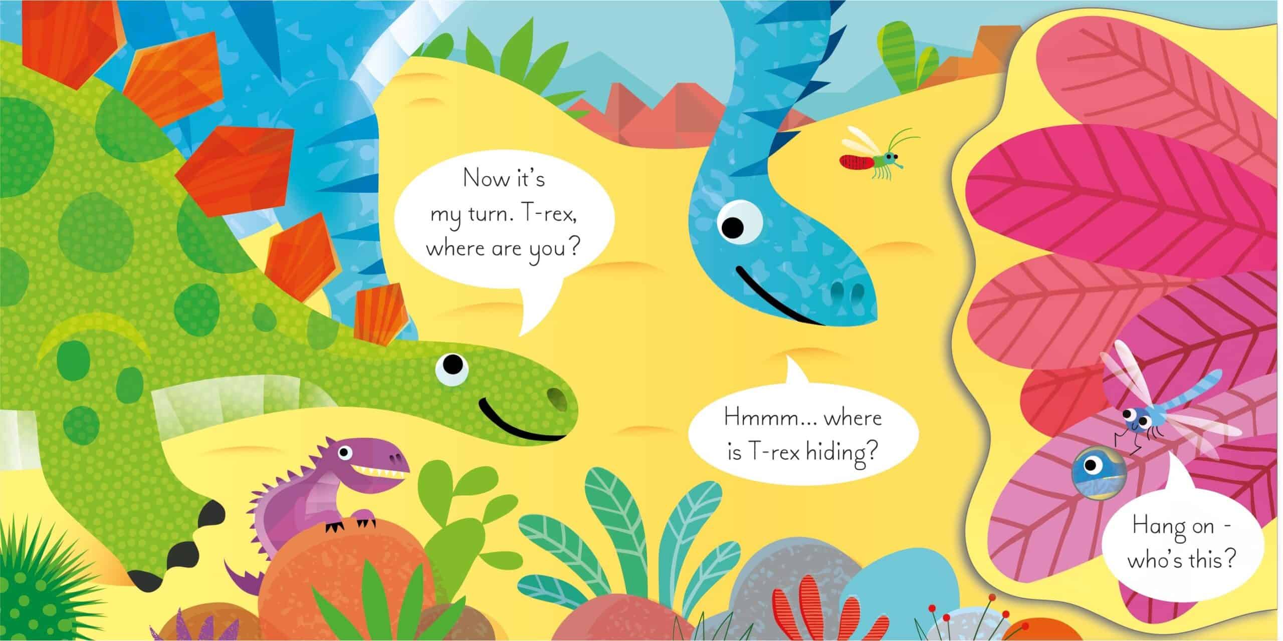 Carte pentru copii - Play Hide & Seek with the Dinosaurs