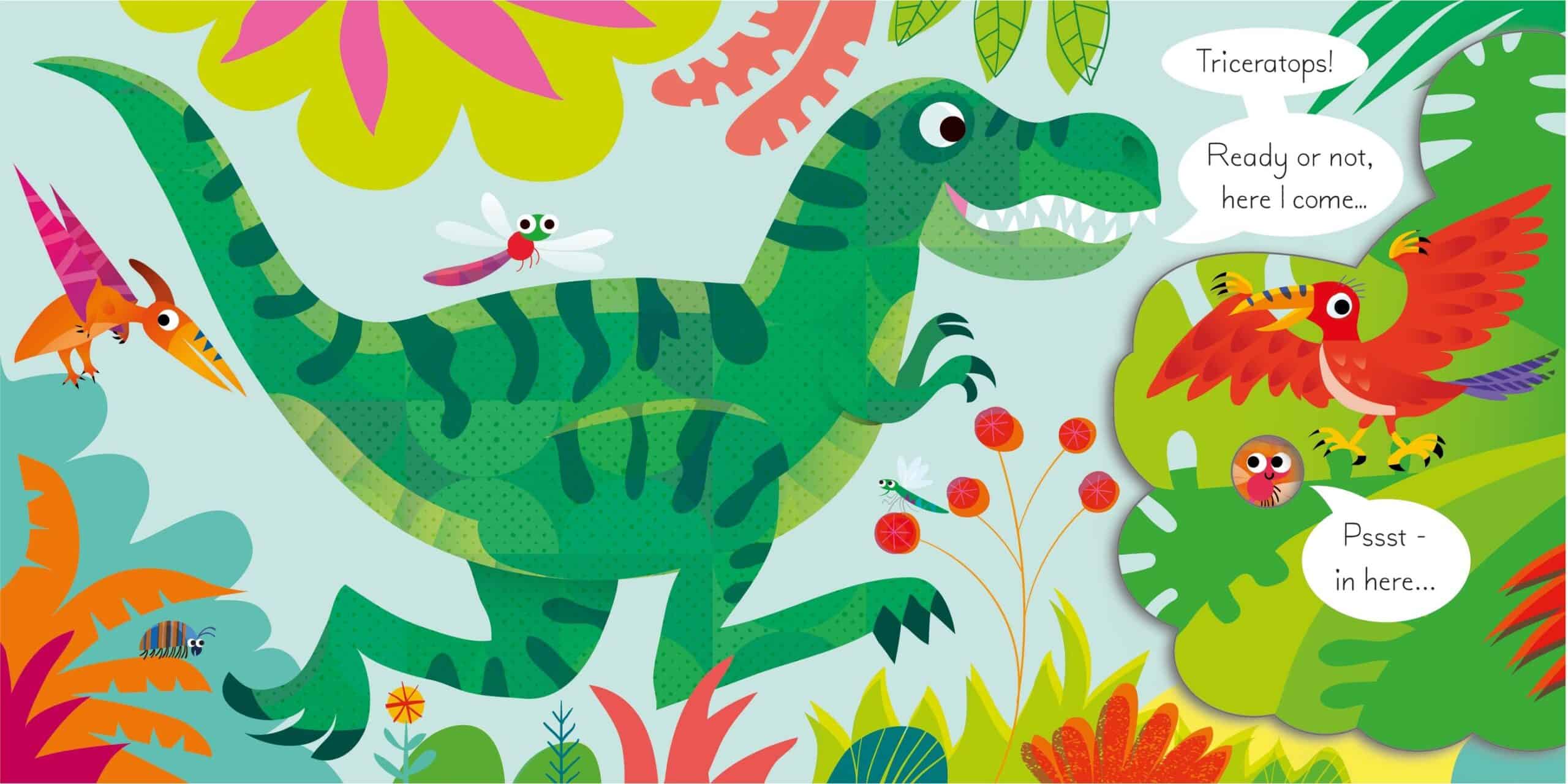 Carte pentru copii - Play Hide & Seek with the Dinosaurs
