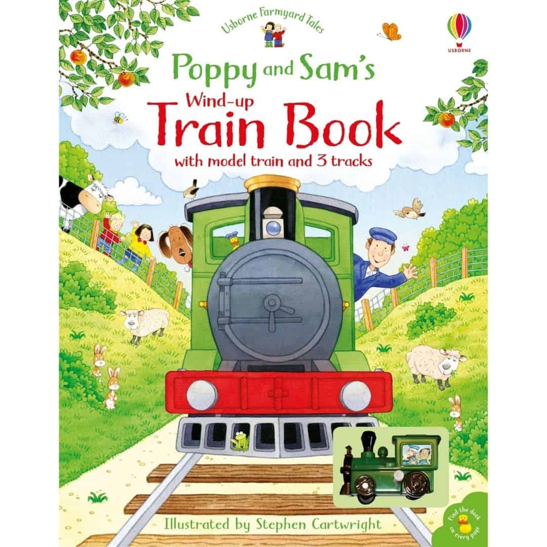 Resigilat - Carte pentru copii - Poppy and Sam's Wind-up Train Book
